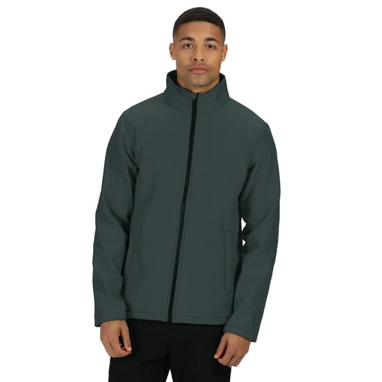 Regatta Mens Ablaze Printable Softshell Jacket (Dark Spruce/Black)