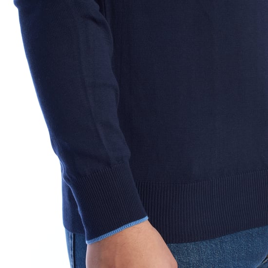 Men's Regular Fit Crew Neck Sweater YMS010-XC008