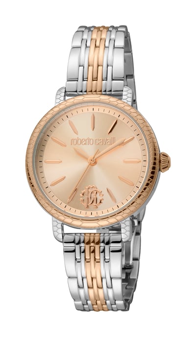 RC5L034M0095 Roberto Cavalli 4894626189777 Womens Quartz Stainless Steel Rose Gold Stainless Steel 5 ATM 32 mm Watch - Image 1