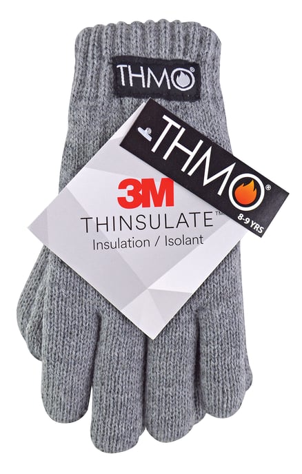 THMO - Dunsulate-handschoenen voor kinderen voor de winter - Grijs - Image 2