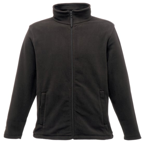 Regatta Mens Plain Micro Fleece Full Zip Jacket (Layer Lite) (Black)