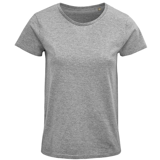 SOLS Dames/dames Crusader Marl Organic T-shirt (Grijs) - Image 1