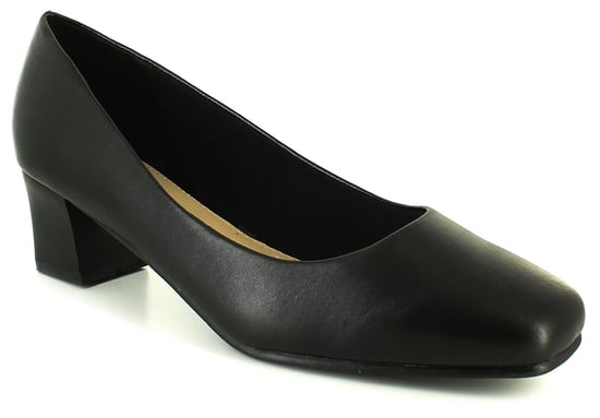 New Womens/Ladies Wide Fitting Court Shoes.(4.5Cm Heel)