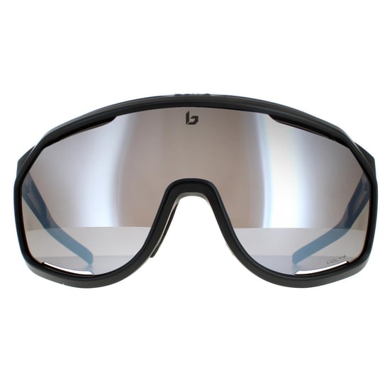 Bolle Shield Mens Matte Black Volt+ Cold White Polarized Chronoshield