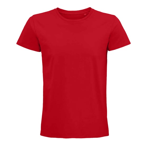 SOLS Unisex Adult Pioneer Organic T-Shirt (Bright Red)