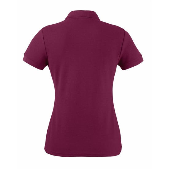 Fruit Of The Loom Vrouwen Dames-Fit 65/35 Poloshirt Korte Mouwen (Bordeaux) - Image 2