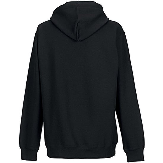 Russell Kleuren Heren Hooded Sweatshirt / Hoodie (Zwart) - Image 2