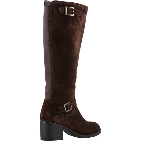 Hush Puppies Heidi Leder Vrouwen Bruin Suede Laarzen - Image 2