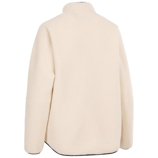 Trespass Dames/Dames Quake Leren Biezen Fleece Jas (Ghost) - Image 2