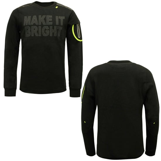 Diadora Sportswear Mens Black Sweater