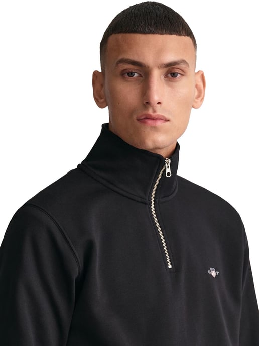 Gant heren Shield Sweatshirt met halve rits - Image 3