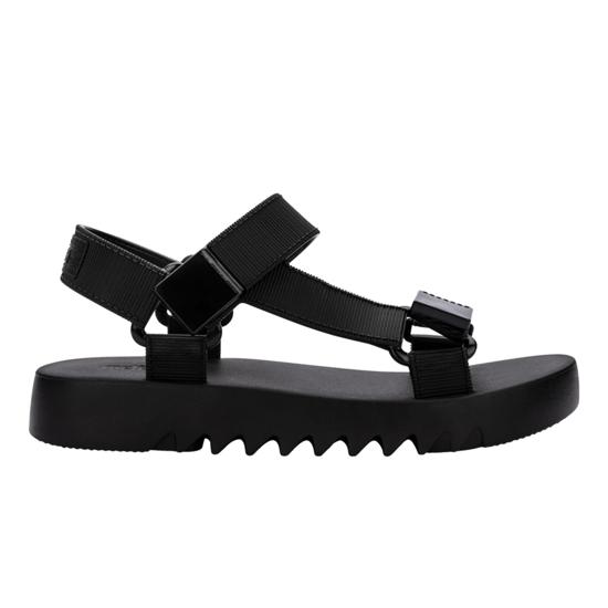 Flowing Papete Black Sandal - Image 1