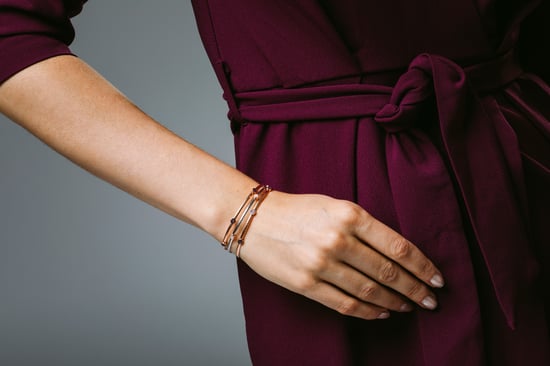 Orphelia Women's 925 Sterling Silver Bracelet - Gold/Silver/Rose ZA-7413