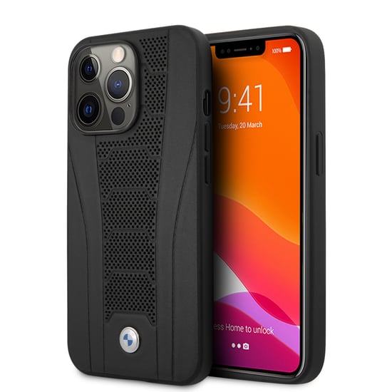 BMW iPhone 13 Real Leather Hard Phone Case