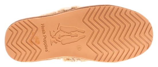 Hush Puppies Ariel Suède Dames Pantoffels In Tan - Image 5