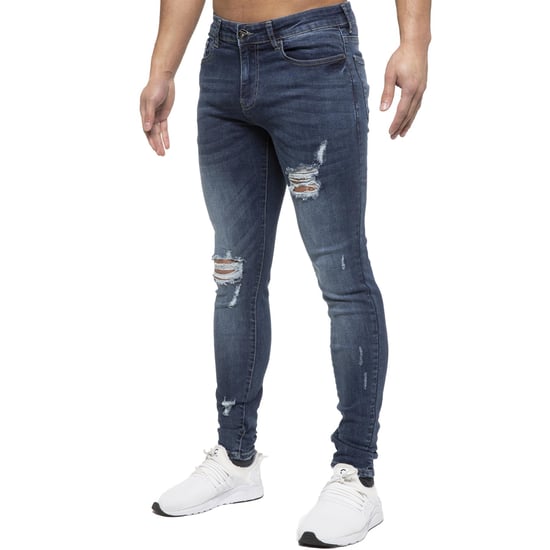 ETO heren skinny gescheurde jeans - Image 1
