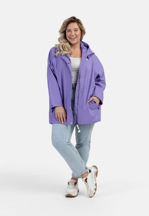 Schmuddelwedda Grote maat regenjas bridgeport Dames LILA-280 - Image 2