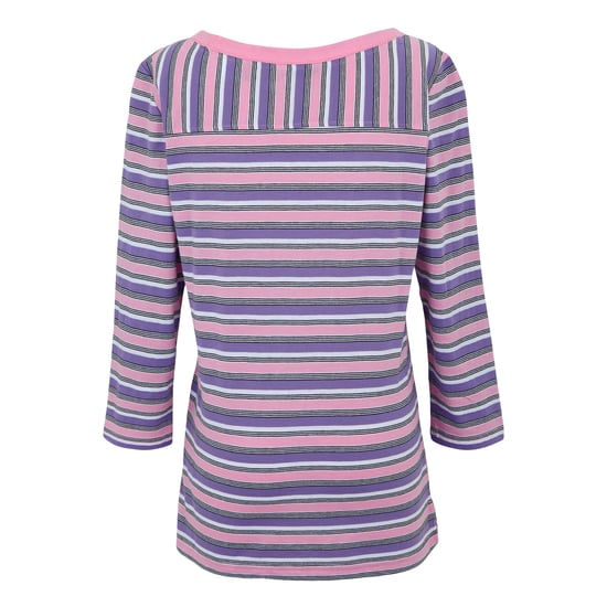 Regatta Womens/Ladies Baylette II Striped T-Shirt (Soft Pink)