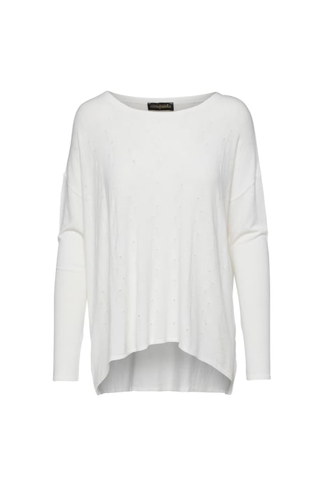 Top met gebreid jacquarddetail - Image 2