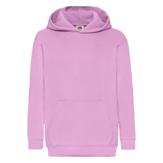 Fruit Of The Loom Kinder Unisex Sweatshirt Met Capuchon / Hoodie (Licht Rose) - Image 1