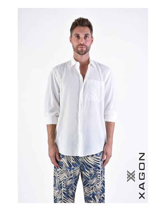 Xagon overhemd Manica Mannen Wit - Image 3