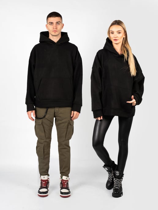 La Haine Inside Us blouse Unisex-LM054 Vrouw zwart - Image 2