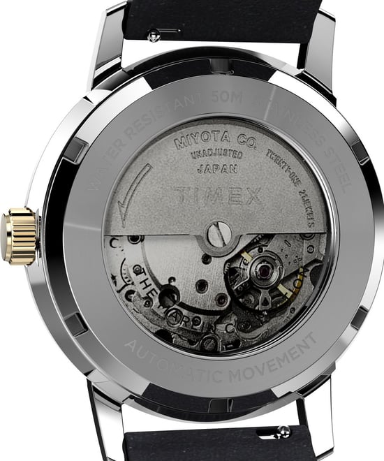 Timex Marlin Automatisch Heren Zwarte Horloge TW2W33900 - Image 3
