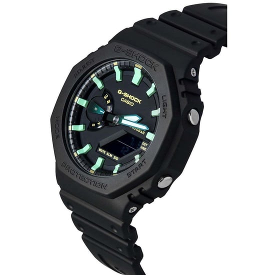 Casio G-shock Heren Zwarte Horloge GA-2100RC-1AER - Image 2
