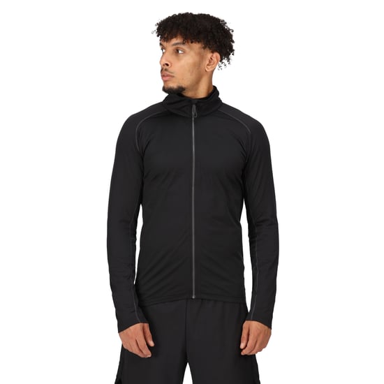 Regatta Mens Core Stretch Full Zip Midlayer (Black)