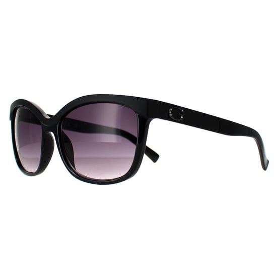 Guess GF0300 01B glanzend zwarte zonnebril met rookverloop - Image 2