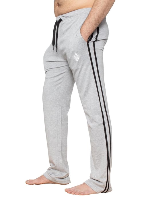 Enzo | Heren T-shirt & Broek Loungewear Set - Zwart/Grijs - Image 3