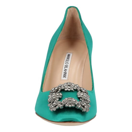 Manolo Blahnik Hangisi 090 Pumps Groen - Image 4