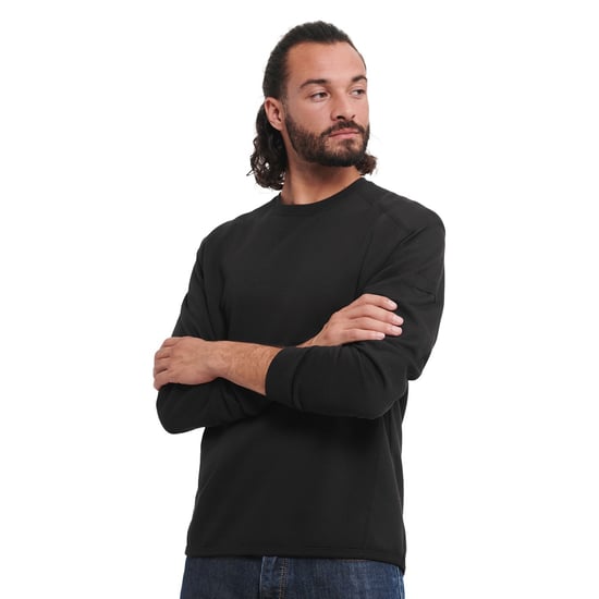 Russell Heren Spotshield Sweatshirt met zware ronde hals (Zwart) - Image 2