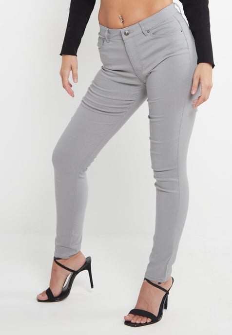 MYT Dames Skinny Super Stretch Chino Grijs - Image 4