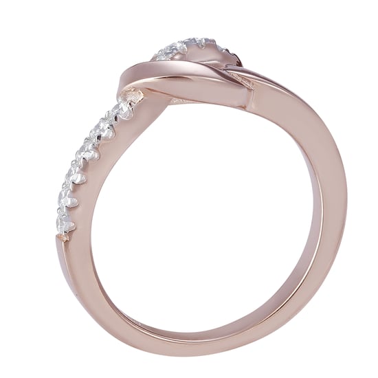 Orphelia Dames 925 Sterling Zilveren Ring - Roze ZR-7463 - Image 2
