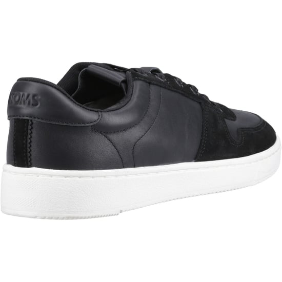 TOMS TRVL Lite Court Leer Heren Zwart Trainers - Image 2