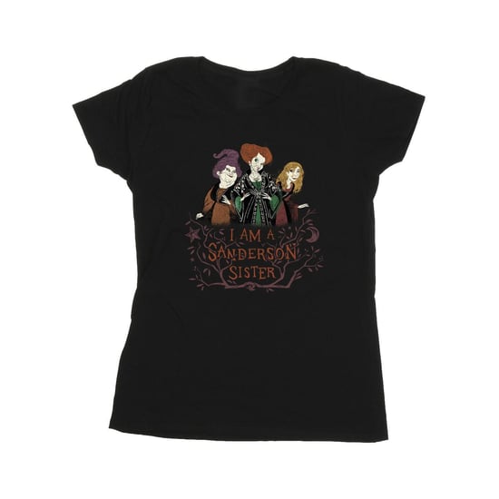 Disney Womens/Ladies Hocus Pocus Sanderson Sister Cotton T-Shirt (Black)