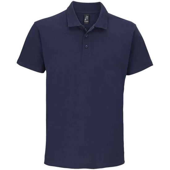 SOLS Heren Zomer II Pique Poloshirt met korte mouwen (Franse marine) - Image 1