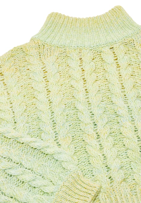 Mymo Jumper Dames LIME MUNT - Image 3