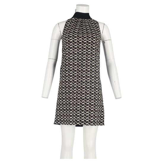 Prada Geprinte Mini Rugband Jurk in Multicolore Viscose - Image 4