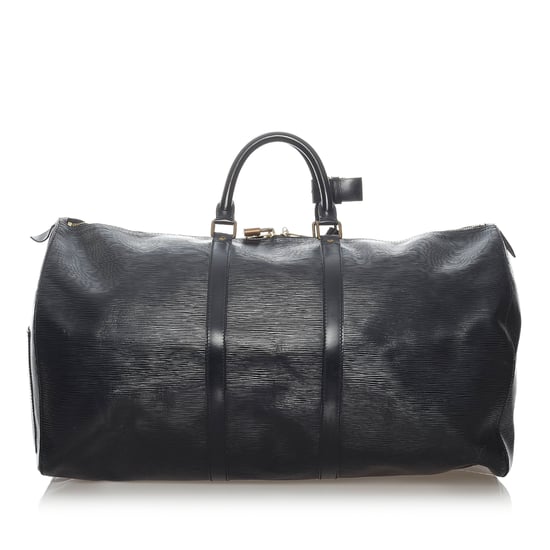 Vintage Louis Vuitton Epi Keepall 55 Black - Image 3