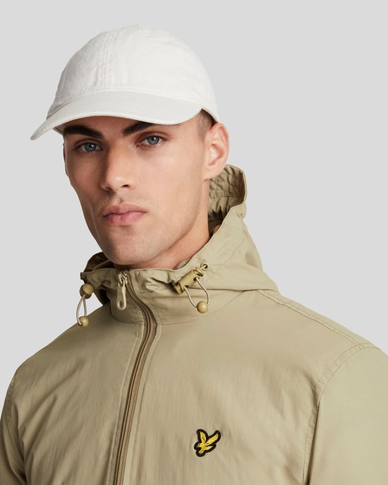 Lyle & Scott Branded Sage Unifrom korte groene lichtgewicht jas met capuchon - Image 4