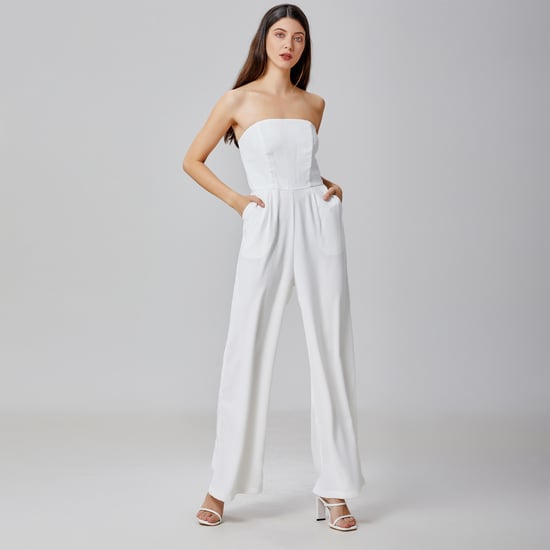 Minimalistische bustier jumpsuit - Image 1