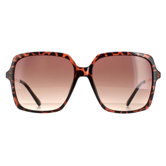 Guess Square Womens Dark Havana Brown Gradient GF6131