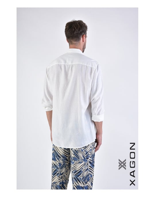 Xagon overhemd Manica Mannen Wit - Image 4