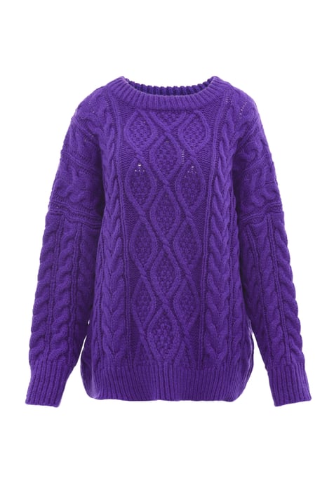 Mymo Jumper Dames paars - Image 1