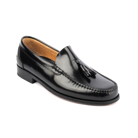 Man's Moccasin Shoe Sotoalto color Black