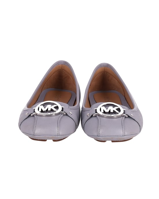 Michael Kors Fulton Moccasins in Pastelblauw Leer - Image 2