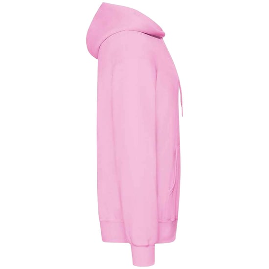 Fruit Of The Loom Unisex Volwassenen Klassiek Sweatshirt met capuchon (Lichtroze) - Image 3