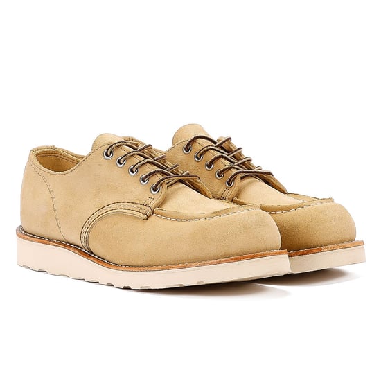 Red Wing Schoenen Winkel Moc Oxford 8092 Heren Beige Hawthorne Prairie Schoenen - Image 1